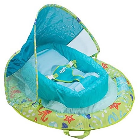 SwimWays Infant Spring Float Inflatable w/Canopy - Picture 3 of 8